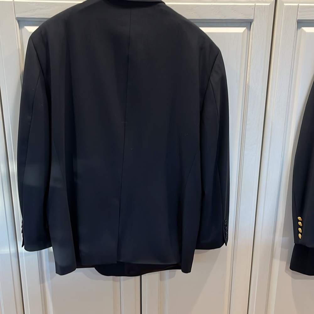 Men’s sport jacket Brooks Brothers navy 346 stretch - Picture 4 of 4